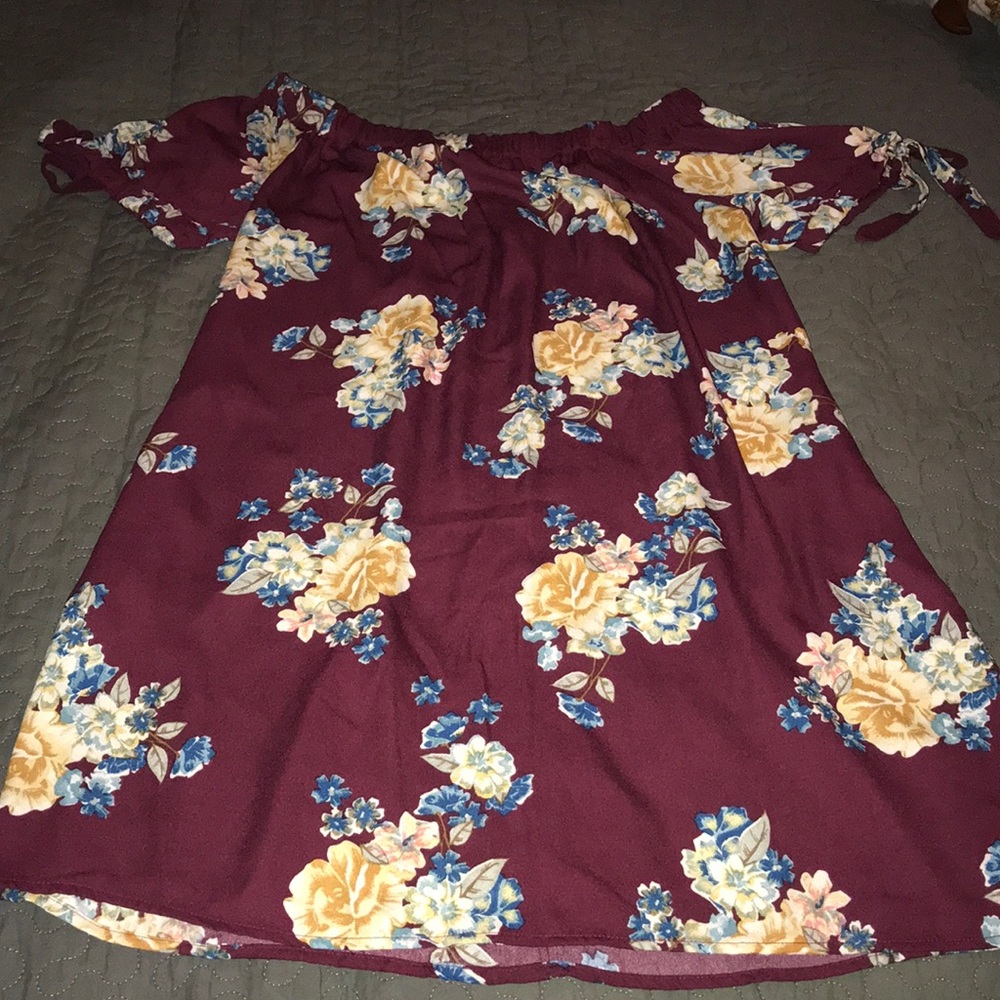 Off the shoulder dress